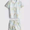 1,5–8 Jahre | Set aus bedrucktem, strukturiertem Hemd und Shorts 1,5–8 Jahre | Set aus bedrucktem, strukturiertem Hemd und Shorts