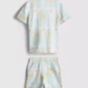 1,5–8 Jahre | Set aus bedrucktem, strukturiertem Hemd und Shorts 1,5–8 Jahre | Set aus bedrucktem, strukturiertem Hemd und Shorts