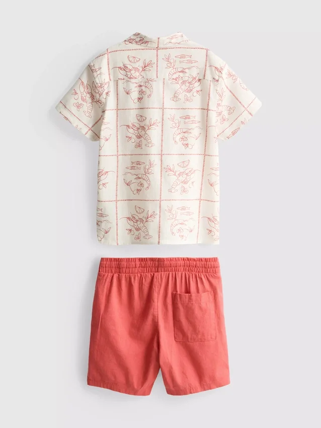 1,5–8 Jahre | Set aus Hemd und Shorts 1,5–8 Jahre | Set aus Hemd und Shorts