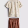 1,5–8 Jahre | Set aus Hemd und Shorts aus Slub-Baumwolle 1,5–8 Jahre | Set aus Hemd und Shorts aus Slub-Baumwolle