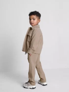 1,5–8 Jahre | Set aus Jacquard-Jacke mit Reißverschluss und Jogginghose