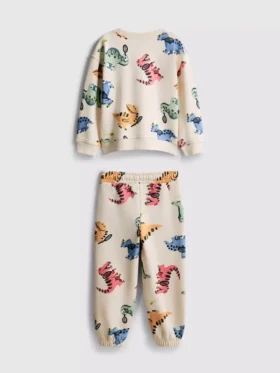 1,5–8 Jahre | Set aus Sweatshirt und Jogginghose mit Dinosaurier-Motiv