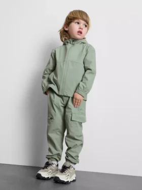 1,5–8 Jahre | Sport-Set aus Kapuzenpullover mit Reißverschluss und Cargo-Jogginghose