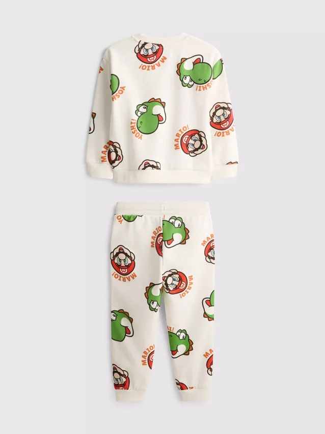 1,5–8 Jahre | „Super Mario World“-Set aus Sweatshirt und Jogginghose 1,5–8 Jahre | „Super Mario World“-Set aus Sweatshirt und Jogginghose