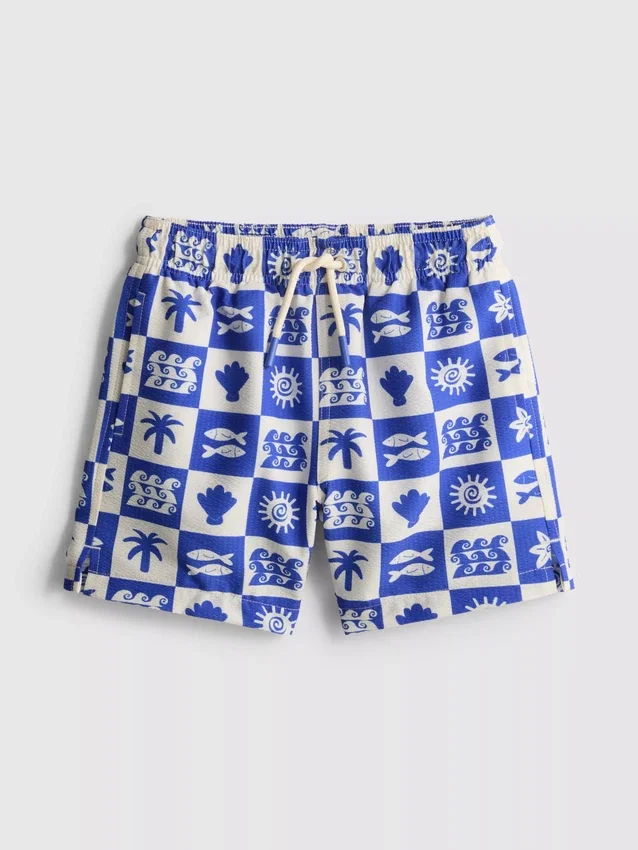 1,5–9 Jahre | Badeshorts mit Fliesenmuster 1,5–9 Jahre | Badeshorts mit Fliesenmuster