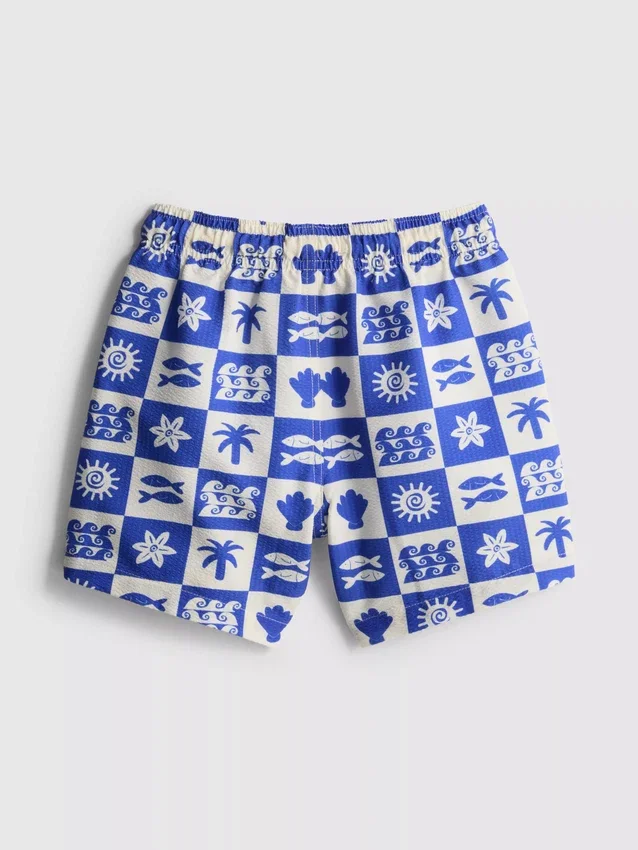 1,5–9 Jahre | Badeshorts mit Fliesenmuster 1,5–9 Jahre | Badeshorts mit Fliesenmuster