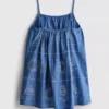 1,5–9 Jahre | Besticktes Chambray-Trägerkleid 1,5–9 Jahre | Besticktes Chambray-Trägerkleid