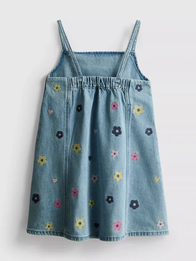 1,5–9 Jahre | besticktes Jeans-Kleid 1,5–9 Jahre | besticktes Jeans-Kleid