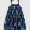 1,5–9 Jahre | Besticktes Smock-Kleid mit Spaghettiträgern 1,5–9 Jahre | Besticktes Smock-Kleid mit Spaghettiträgern