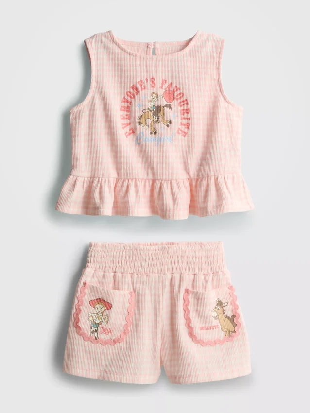 1,5–9 Jahre | Disney-Pixar „Toy Story“-Set aus Peplum-Oberteil und Shorts 1,5–9 Jahre | Disney-Pixar „Toy Story“-Set aus Peplum-Oberteil und Shorts