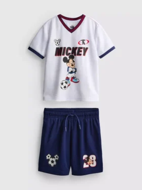 1,5–9 Jahre | Disney-Set aus T-Shirt und Shorts mit Minnie-Maus-Fußballmotiv