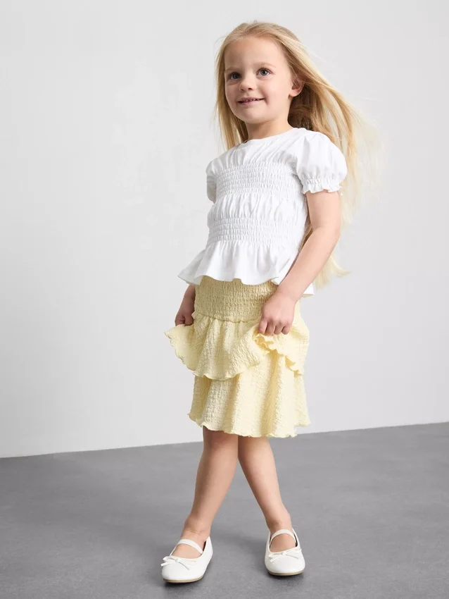 1,5–9 Jahre | Gerafftes Peplum-Oberteil 1,5–9 Jahre | Gerafftes Peplum-Oberteil