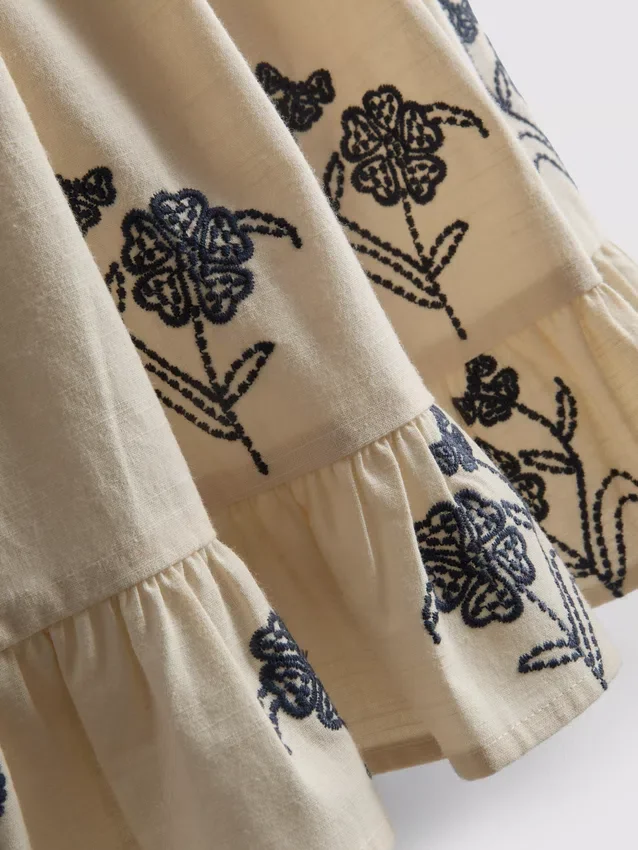 1,5–9 Jahre | Gerafftes Stufenkleid mit Blumenmuster 1,5–9 Jahre | Gerafftes Stufenkleid mit Blumenmuster