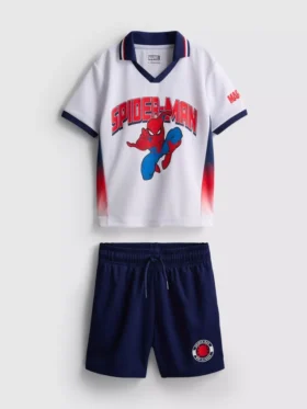 1,5–9 Jahre | Marvel Spider-Man Fußball-T-Shirt und Shorts im Set