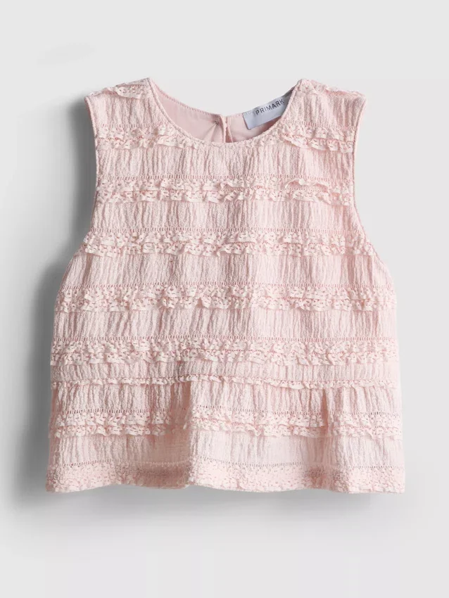 1,5–9 Jahre | Ärmellose Bluse mit Schößchen 1,5–9 Jahre | Ärmellose Bluse mit Schößchen