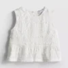 1,5–9 Jahre | Ärmellose Bluse mit Schößchen 1,5–9 Jahre | Ärmellose Bluse mit Schößchen