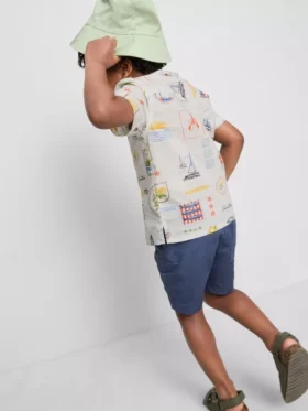 1,5–9 Jahre | Set aus bedrucktem T-Shirt und Shorts