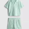 1,5–9 Jahre | Set aus gestreiftem Hemd und Shorts 1,5–9 Jahre | Set aus gestreiftem Hemd und Shorts