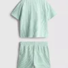 1,5–9 Jahre | Set aus gestreiftem Hemd und Shorts 1,5–9 Jahre | Set aus gestreiftem Hemd und Shorts