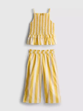 1,5–9 Jahre | Set aus gestreifter Peplum-Bluse und Hose