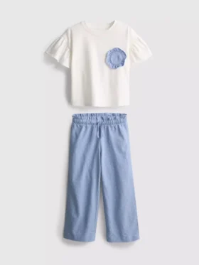 1,5–9 Jahre | Set aus Hemd mit Rüschen und Hose
