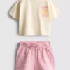 1,5–9 Jahre | Set aus kastenförmigem T-Shirt und Shorts 1,5–9 Jahre | Set aus kastenförmigem T-Shirt und Shorts