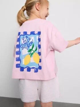 1,5–9 Jahre | Set aus kastenförmigem T-Shirt und Shorts