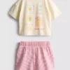 1,5–9 Jahre | Set aus kastenförmigem T-Shirt und Shorts 1,5–9 Jahre | Set aus kastenförmigem T-Shirt und Shorts