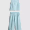 1,5–9 Jahre | Set aus ärmelloser Bluse und Hose 1,5–9 Jahre | Set aus ärmelloser Bluse und Hose