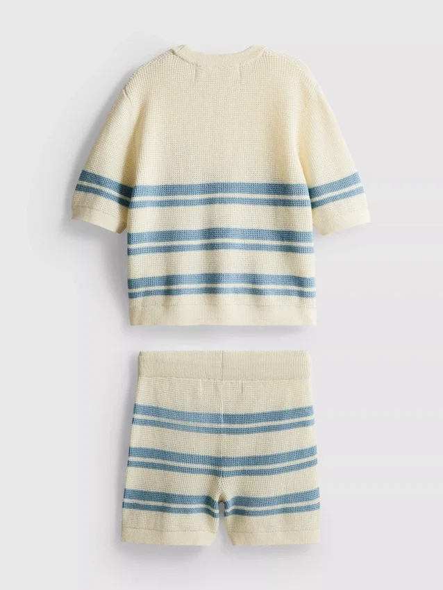 1,5–9 Jahre | Set aus Strickoberteil und Shorts 1,5–9 Jahre | Set aus Strickoberteil und Shorts
