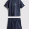 1,5–9 Jahre | Set aus T-Shirt und Shorts mit tropischem Grafik-Flockdruck 1,5–9 Jahre | Set aus T-Shirt und Shorts mit tropischem Grafik-Flockdruck