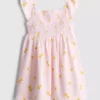 1,5–9 Jahre | Smockkleid mit Zitronenmuster 1,5–9 Jahre | Smockkleid mit Zitronenmuster
