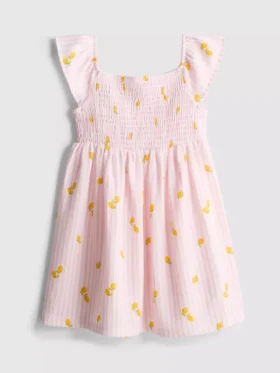 1,5–9 Jahre | Smockkleid mit Zitronenmuster