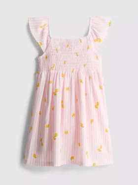 1,5–9 Jahre | Smockkleid mit Zitronenmuster