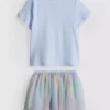 1–9 Jahre | Disney-Prinzessinnen-Set aus T-Shirt und Tutu-Rock 1–9 Jahre | Disney-Prinzessinnen-Set aus T-Shirt und Tutu-Rock