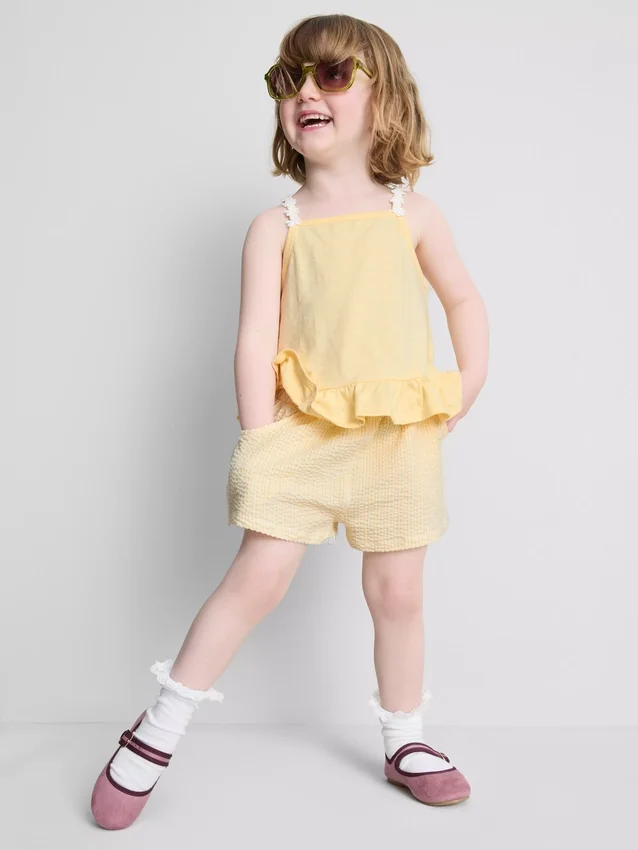 1–9 Jahre | Set aus Peplum-Oberteil und Shorts 1–9 Jahre | Set aus Peplum-Oberteil und Shorts