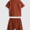 1–9 Jahre | Set aus strukturiertem Poloshirt und Shorts 1–9 Jahre | Set aus strukturiertem Poloshirt und Shorts