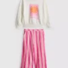 1–9 Jahre | Set aus Sweatshirt und Hose mit Knitteroptik 1–9 Jahre | Set aus Sweatshirt und Hose mit Knitteroptik