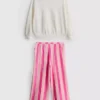 1–9 Jahre | Set aus Sweatshirt und Hose mit Knitteroptik 1–9 Jahre | Set aus Sweatshirt und Hose mit Knitteroptik