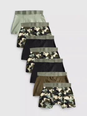 2–15 Jahre | 7er-Pack Boxershorts mit Camouflage-Motiv 2–15 Jahre | 7er-Pack Boxershorts mit Camouflage-Motiv