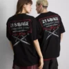 21 Savage Kurzarm-T-Shirt 21 Savage Kurzarm-T-Shirt