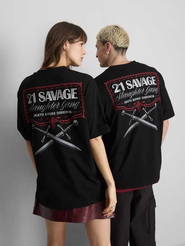 21 Savage Kurzarm-T-Shirt 21 Savage Kurzarm-T-Shirt