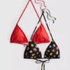 2er-Pack bedrucktes Dreieck-Bikini-Oberteil 2er-Pack bedrucktes Dreieck-Bikini-Oberteil