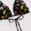 2er-Pack bedrucktes Dreieck-Bikini-Oberteil 2er-Pack bedrucktes Dreieck-Bikini-Oberteil