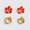2er-Pack Blumen-Ohrstecker