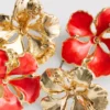 2er-Pack Blumen-Ohrstecker