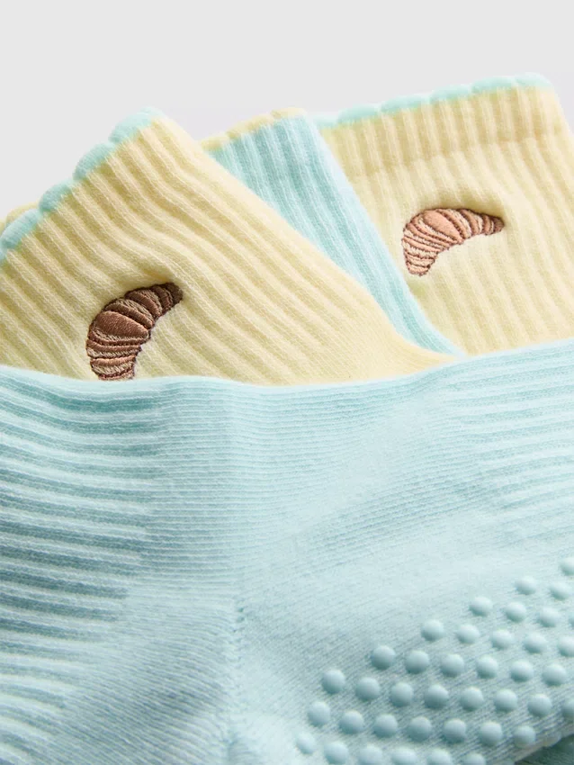 2er-Pack Croissant-Yoga-Socken 2er-Pack Croissant-Yoga-Socken