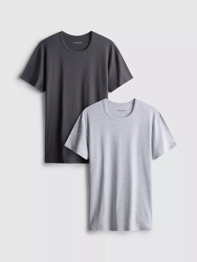 2er-Pack Essential-T-Shirt mit kurzen Ärmeln 2er-Pack Essential-T-Shirt mit kurzen Ärmeln