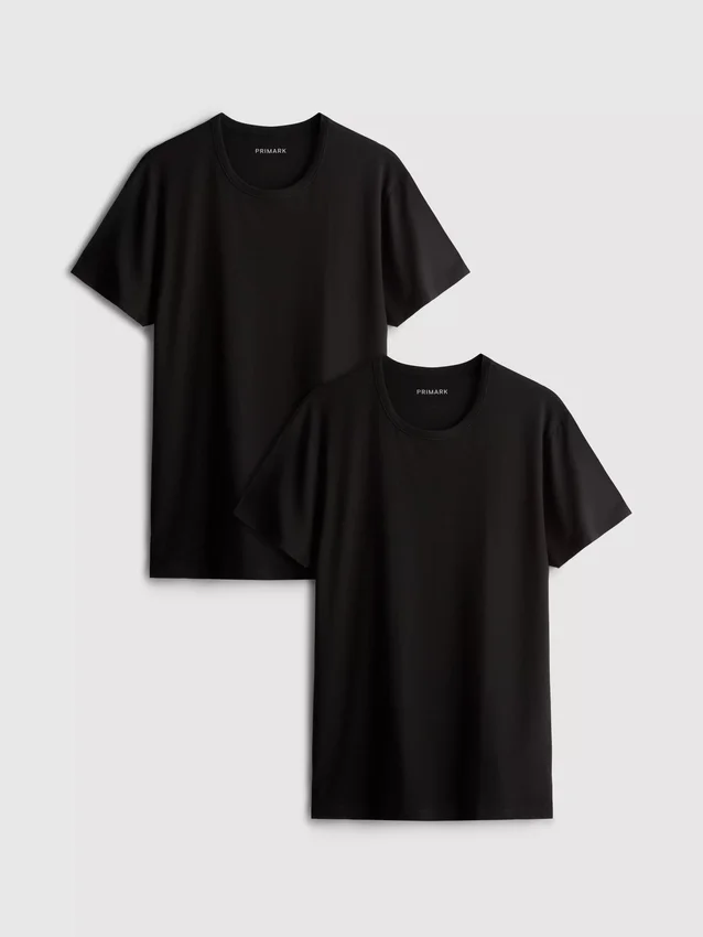 2er-Pack Essential-T-Shirt mit kurzen Ärmeln 2er-Pack Essential-T-Shirt mit kurzen Ärmeln