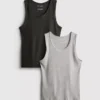 2er-Pack gerippte Tank-Tops 2er-Pack gerippte Tank-Tops